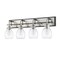 Z-Lite Kraken 4 Light Vanity 466-4V-MB-BN - alternate 2